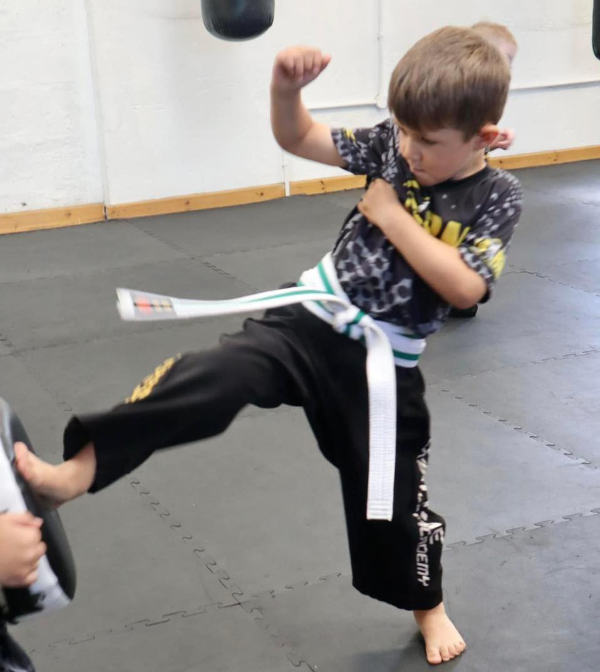 A Little Ninja's class at Byrne Black Belt Academy