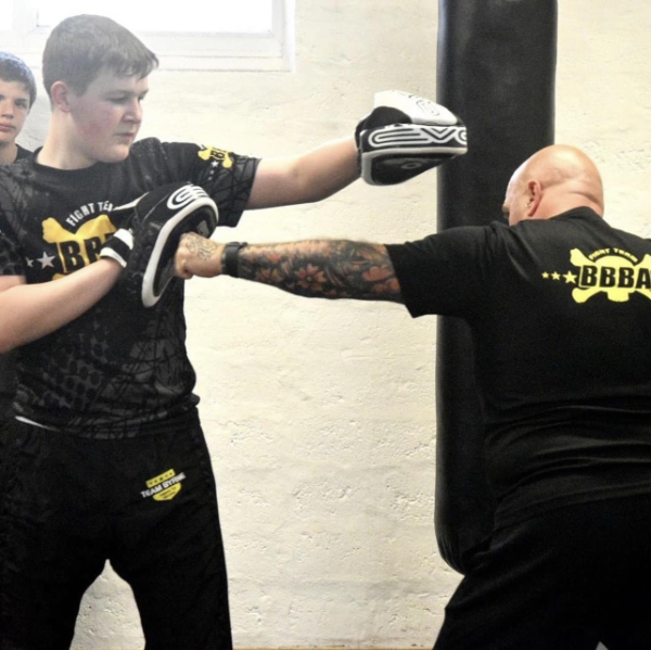 A Teens and Adults class at Byrne Black Belt Academy